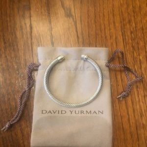 David Yurman Pave Diamond Cable Bracelet